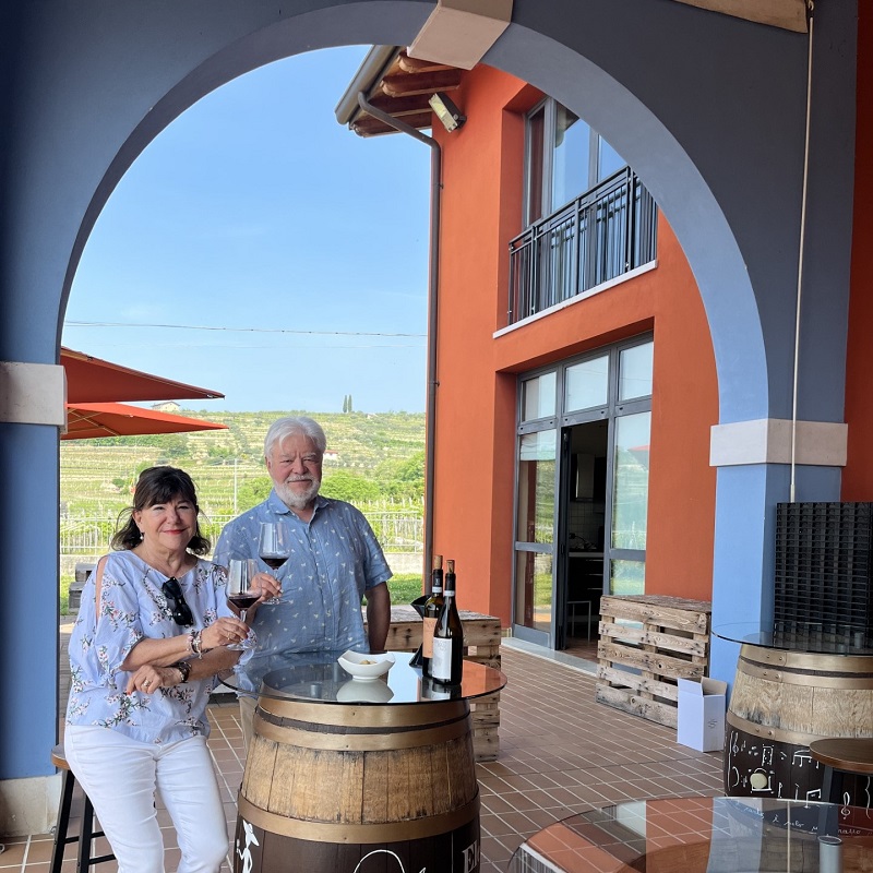 BloggTrotter is at La Dama Vini, Valpolicella Veneto IT. Photo Vindici Selection.