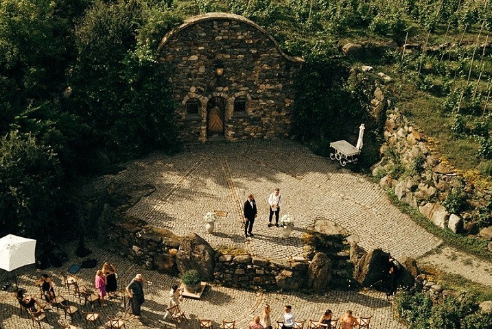 Le vignoble Château Ste-Agnès à Sutton Cantons-de-l'Est. Photo Sélection Vindici Sud du Québec.